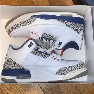 Air Jordan 3s (True Blues)